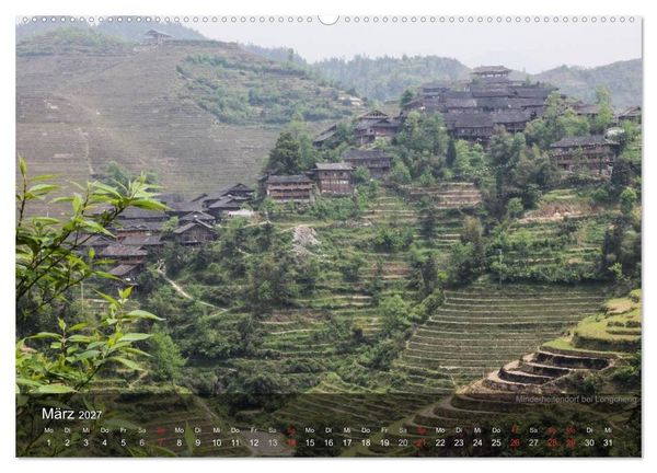 Produktbild: Erlebe China (Wandkalender 2027 DIN A2 quer), CALVENDO Monatskalender