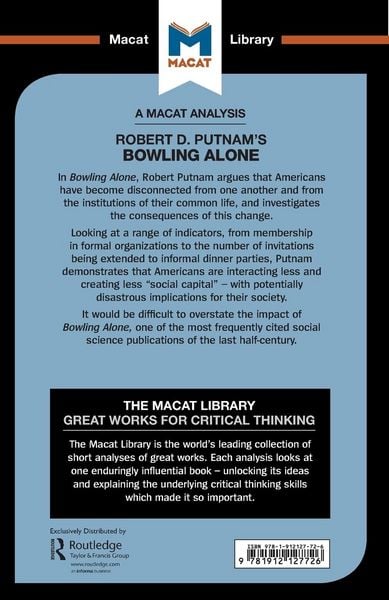 Produktbild: An Analysis of Robert D. Putnam's Bowling Alone
