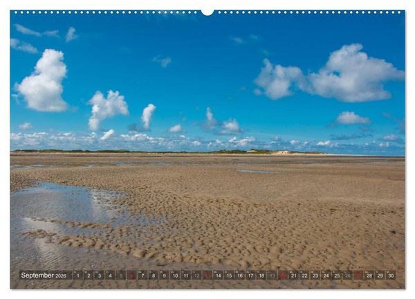 Produktbild: Amrum Insel am Wattenmeer (Wandkalender 2026 DIN A2 quer), CALVENDO Monatskalender
