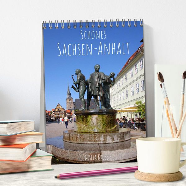 Produktbild: Sch&ouml;nes Sachsen-Anhalt (Tischkalender 2026 DIN A5 hoch), CALVENDO Monatskalender