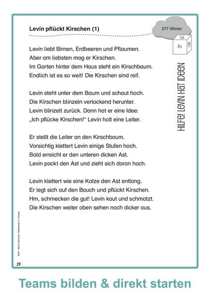 Produktbild: W&uuml;rfellesen &ndash; 2. Klasse