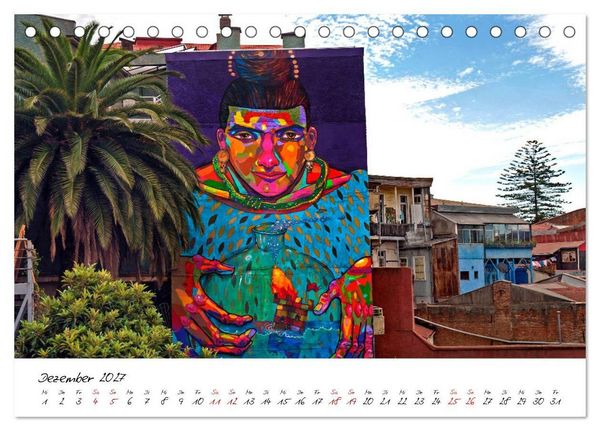 Produktbild: Die Farben von Valpara&iacute;so (Tischkalender 2027 DIN A5 quer), CALVENDO Monatskalender