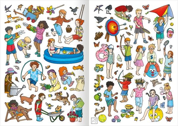 Produktbild: Mein Garten-Stickerheft