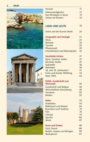 Produktbild: TRESCHER Reisef&uuml;hrer Istrien und Kvarner Bucht