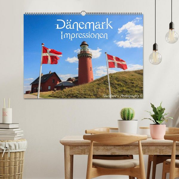 Produktbild: D&auml;nemark Impressionen (Wandkalender 2026 DIN A2 quer), CALVENDO Monatskalender