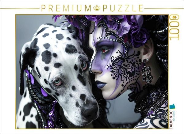 CALVENDO Puzzle Nadja und Blue | 1000 Teile Lege-Größe 64x48cm Foto-Puzzle für glückliche Stunden