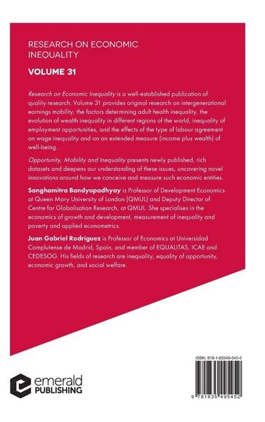 Produktbild: Opportunity, Mobility and Inequality