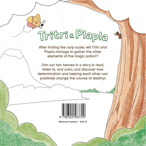 Produktbild: Tritri & Plapla - A story to color and listen to
