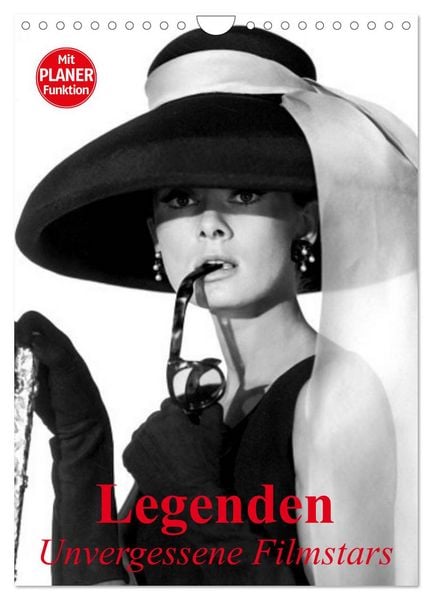 Produktbild: Legenden - Unvergessene Filmstars (Wandkalender 2026 DIN A4 hoch), CALVENDO Monatskalender