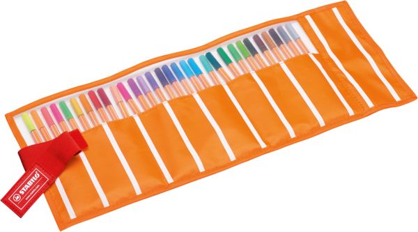Produktbild: STABILO Fineliner -   point 88 - 30er Rollerset - mit 30 verschiedenen Farben