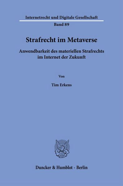 Produktbild: Strafrecht im Metaverse