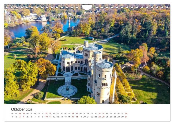 Produktbild: Potsdam - UNESCO Weltkulturerbe und Stadt der Schl&ouml;sser und G&auml;rten (Wandkalender 2026 DIN A4 quer), CALVENDO Monatskalender