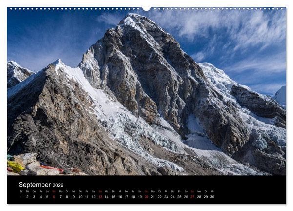 Produktbild: Everest-Nationalpark (hochwertiger Premium Wandkalender 2026 DIN A2 quer), Kunstdruck in Hochglanz