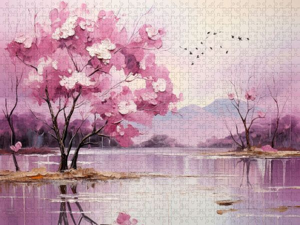 Produktbild: CALVENDO Puzzle Der Fr&uuml;hling in seiner vollen Pracht | 1000 Teile Lege-Gr&ouml;&szlig;e 64x48cm Foto-Puzzle f&uuml;r gl&uuml;ckliche Stunden