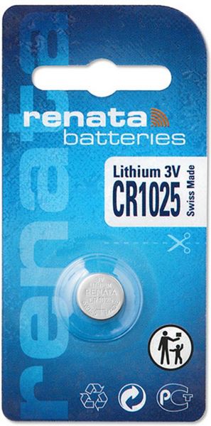 Renata Knopfzelle CR1025 3V 1 St. 30 mAh Lithium