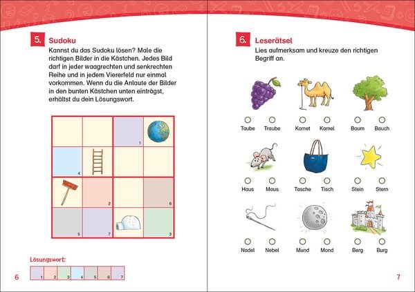 Produktbild: Lesel&ouml;wen R&auml;tsel-Rallye f&uuml;r Erstleser - 1. Klasse (Hellblau)