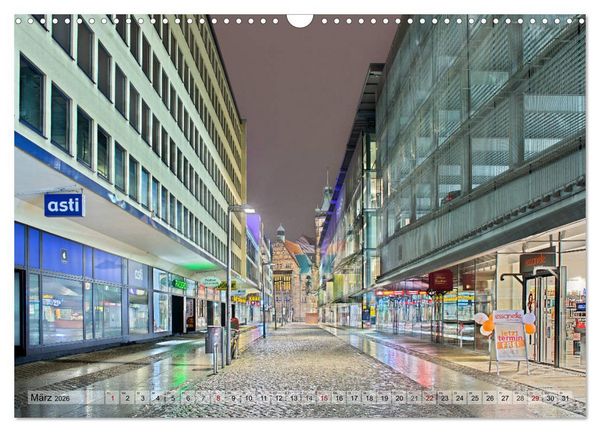 Produktbild: Chemnitz - fotografiert von Michael Allmaier (Wandkalender 2026 DIN A3 quer), CALVENDO Monatskalender