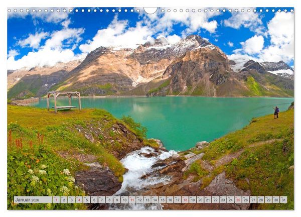 Produktbild: Die Hochgebirgs-Stauseen (Wandkalender 2026 DIN A3 quer), CALVENDO Monatskalender