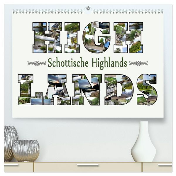 Produktbild: Schottische Highlands (hochwertiger Premium Wandkalender 2026 DIN A2 quer), Kunstdruck in Hochglanz