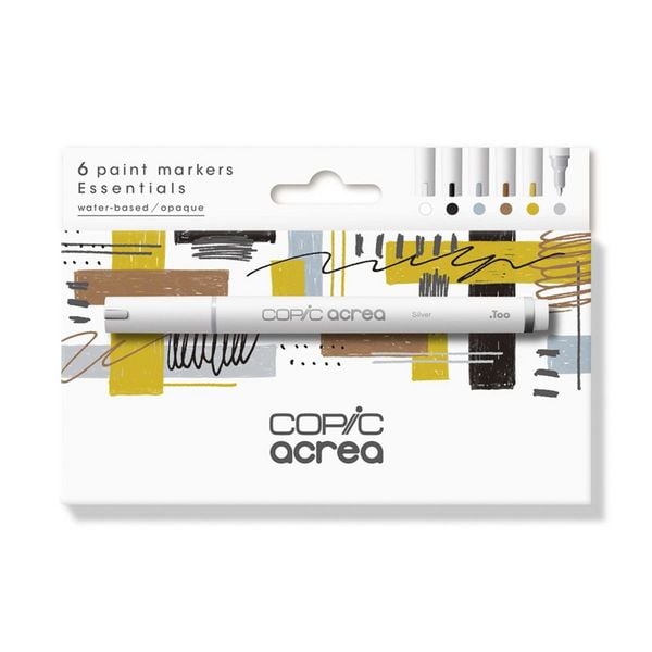 Copic Paint Marker acrea Set Essentials 6 Stück
