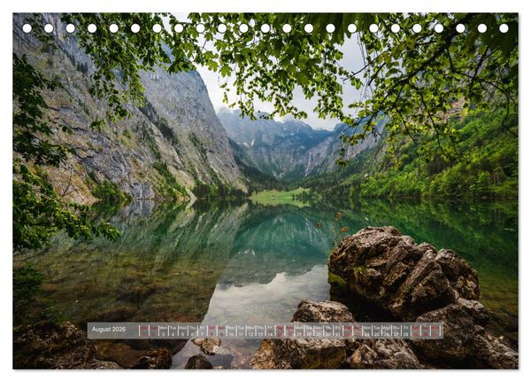 Produktbild: Picturesque Mountain Worlds (Desk Calendar 2026 DIN A5 landscape), CALVENDO 12 Month DeskCalendar