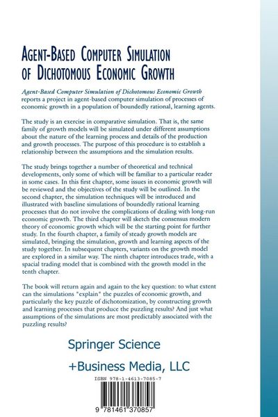 Produktbild: Agent-Based Computer Simulation of Dichotomous Economic Growth