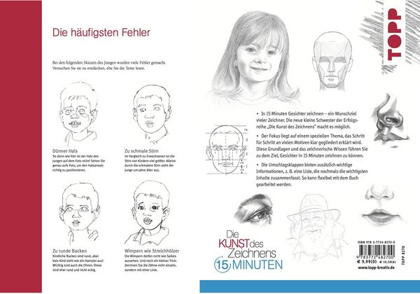 Produktbild: Die Kunst des Zeichnens 15 Minuten - Gesichter.