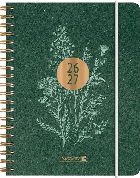 Schülerkalender 2026/2027 'Botanical' | A6, Karton