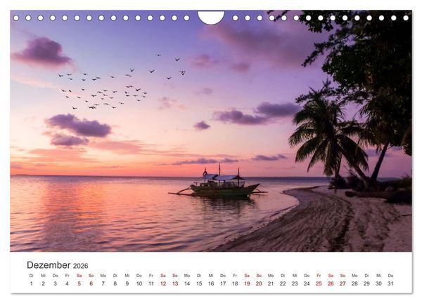 Produktbild: Philippinen - Eine Reise ins Paradies. (Wandkalender 2026 DIN A4 quer), CALVENDO Monatskalender