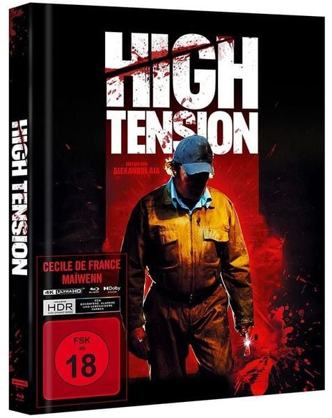 High Tension - Mediabook A  (4K Ultra HD) (+ 2 Blu-rays)