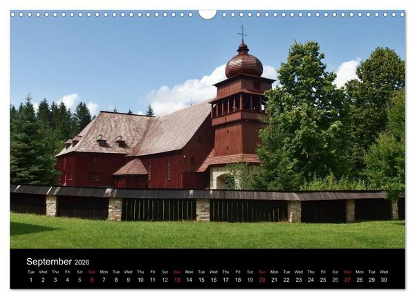 Produktbild: Monuments of Slovakia 2026 (Wall Calendar 2026 DIN A3 landscape), CALVENDO 12 Month Wall Calendar