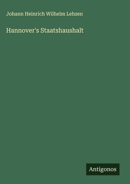 Produktbild: Hannover's Staatshaushalt
