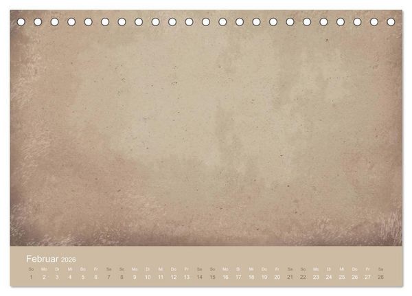 Produktbild: Vintage DIY Bastel-Kalender (Tischkalender 2026 DIN A5 quer), CALVENDO Monatskalender
