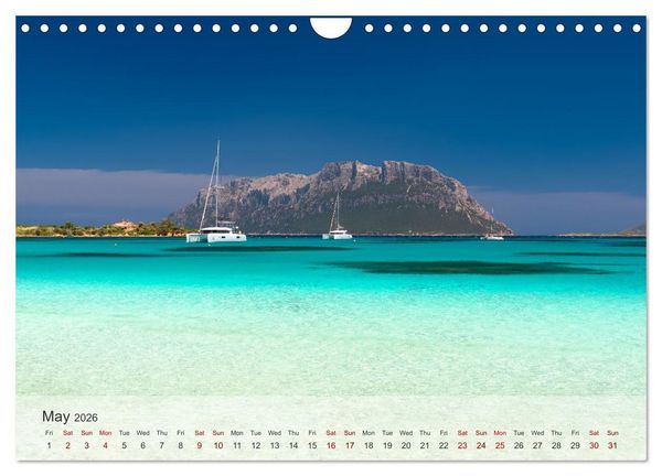 Produktbild: Wonderful Sardinia (Wall Calendar 2026 DIN A4 landscape), CALVENDO 12 Month Wall Calendar