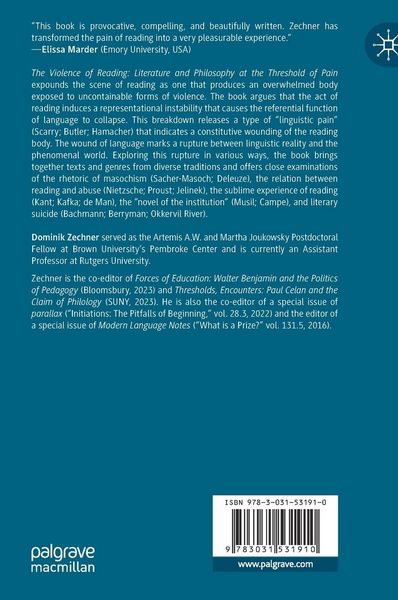 Produktbild: The Violence of Reading