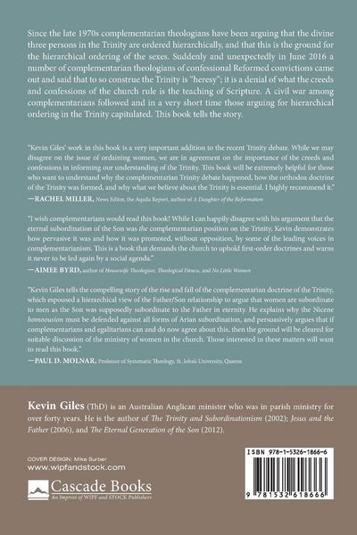 Produktbild: The Rise and Fall of the Complementarian Doctrine of the Trinity
