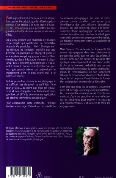 Produktbild: P&eacute;dagogie entre le dire et le faire