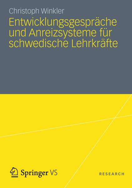 Produktbild: Entwicklungsgespr&auml;che und Anreizsysteme f&uuml;r schwedische Lehrkr&auml;fte