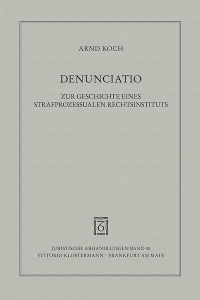 Produktbild: Denunciatio