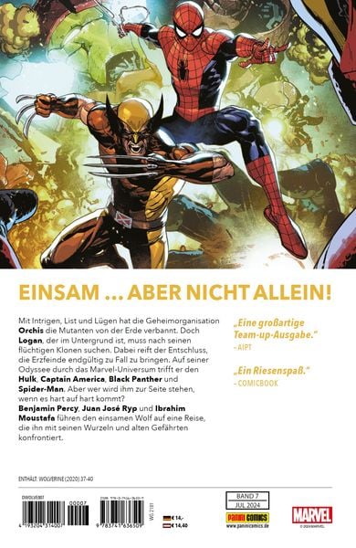 Produktbild: Wolverine: Der Beste