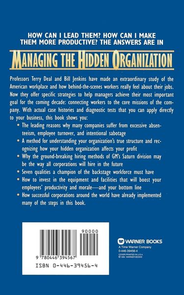 Produktbild: Managing the Hidden Organization