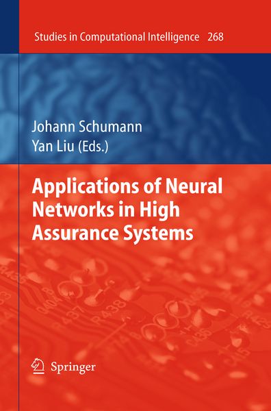 Produktbild: Applications of Neural Networks in High Assurance Systems