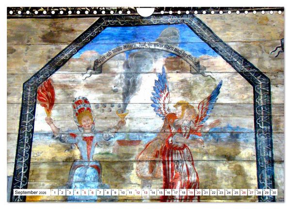 Produktbild: Die Kirche von M&uuml;hlhausen - Ein architektonisches Kleinod in Ostpreu&szlig;en (Wandkalender 2026 DIN A4 quer), CALVENDO Monatskalender