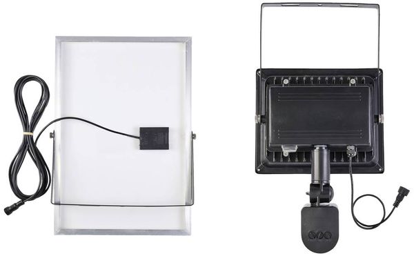 Produktbild: Sygonix SY-5461112 Solar-Spot mit Bewegungsmelder 50W Leuchtfarben: Neutralwei&szlig;