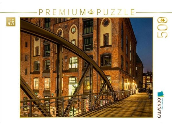 CALVENDO Puzzle Fassade Kibbelsteg | 500 Teile Lege-Größe 48 × 36 cm Foto-Puzzle für Erwachsene