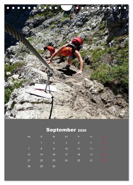 Produktbild: Erlebnis Outdoor Klettern (Wandkalender 2026 DIN A4 hoch), CALVENDO Monatskalender