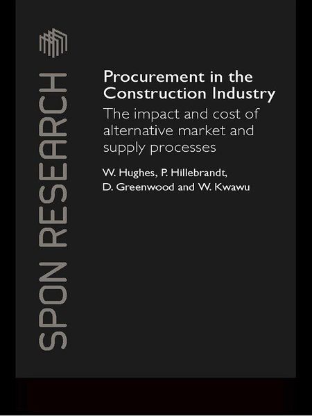 Produktbild: Procurement in the Construction Industry