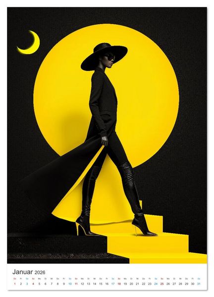 Produktbild: Fashion im Pop-Art (hochwertiger Premium Wandkalender 2026 DIN A2 hoch), Kunstdruck in Hochglanz