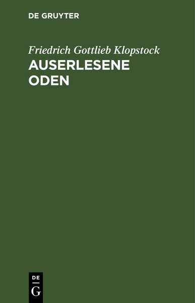 Produktbild: Auserlesene Oden