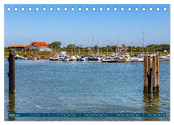 Produktbild: Inselliebe Langeoog (Tischkalender 2026 DIN A5 quer), CALVENDO Monatskalender
